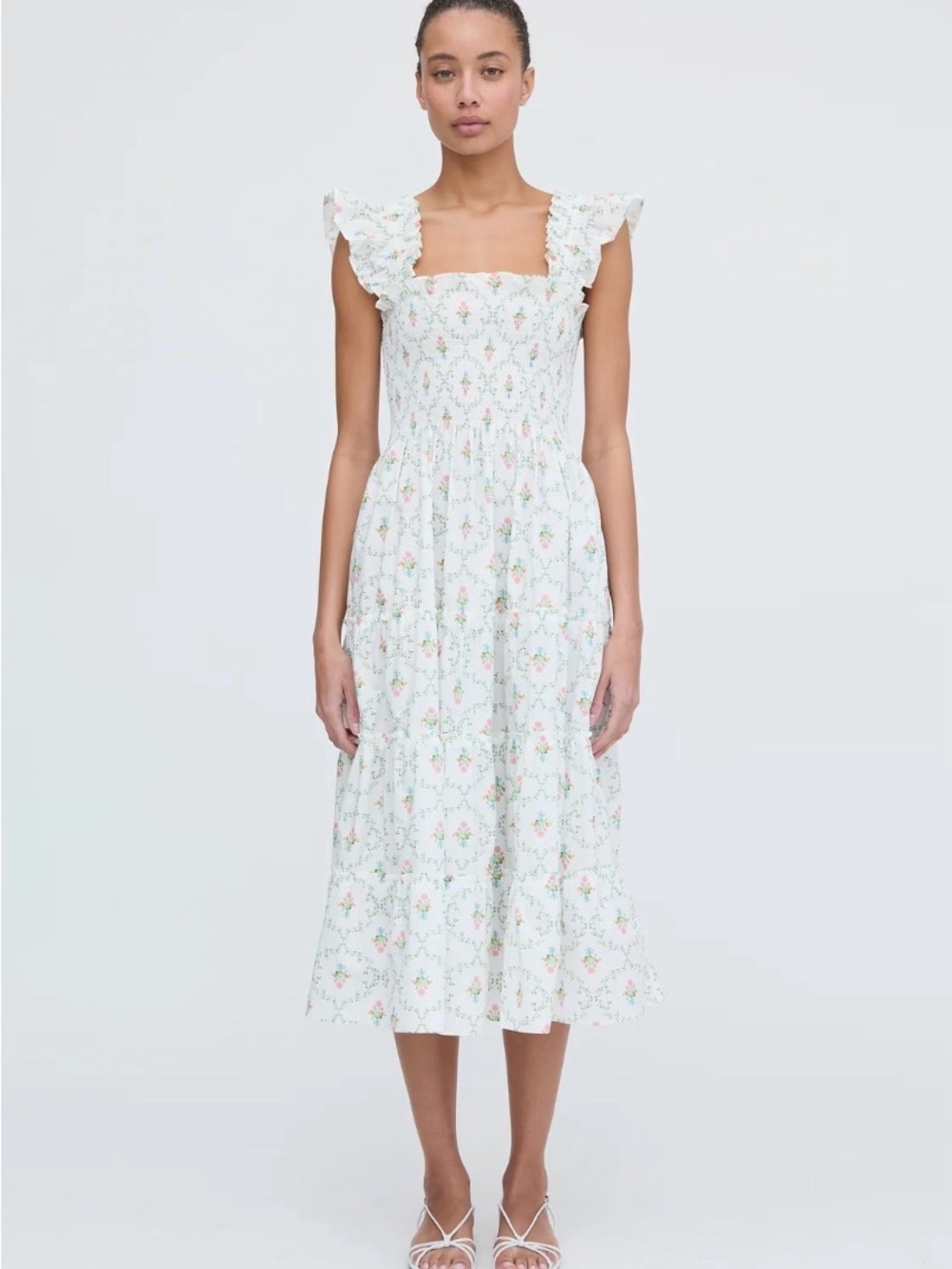 The Ellie Nap Dress by Hill House Home in the Pastel Trellis